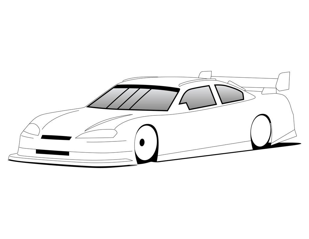 Paper Nascar Car Template - Shefalitayal Pertaining To Blank Race Car Templates