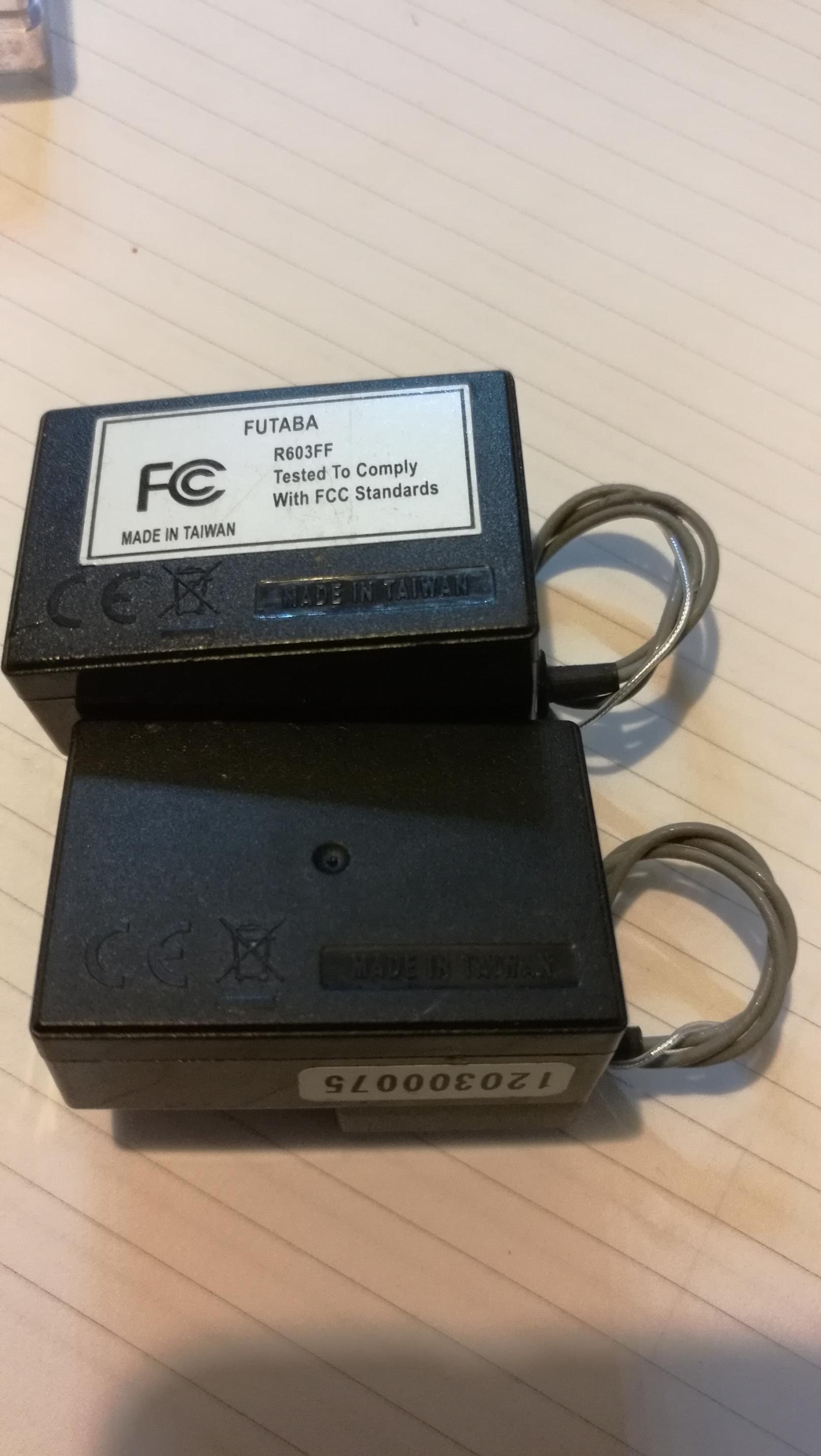 NEW Futaba R603FF and R603FS receivers for sale - R/C Tech Forums