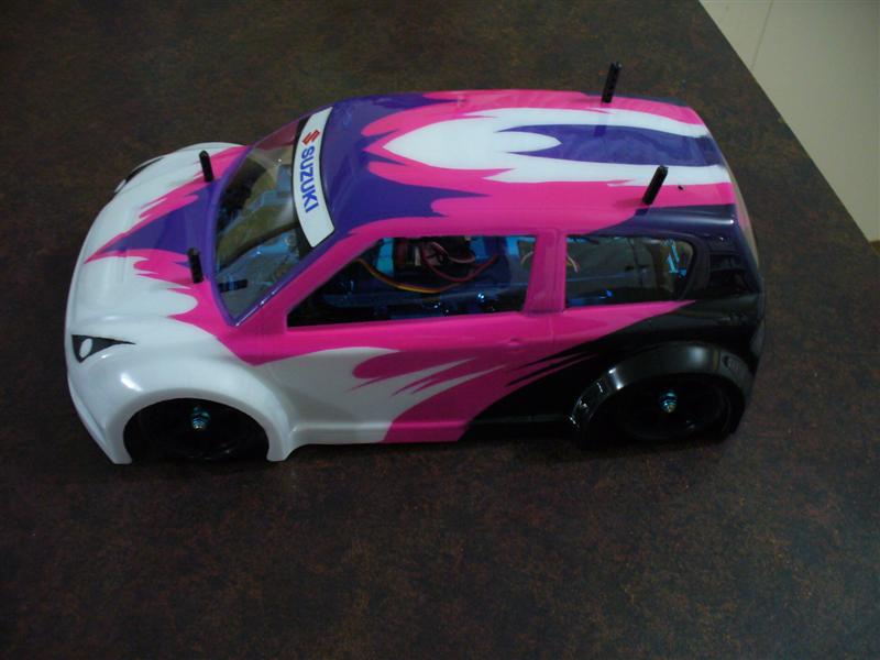 Pink Suzuki Swift