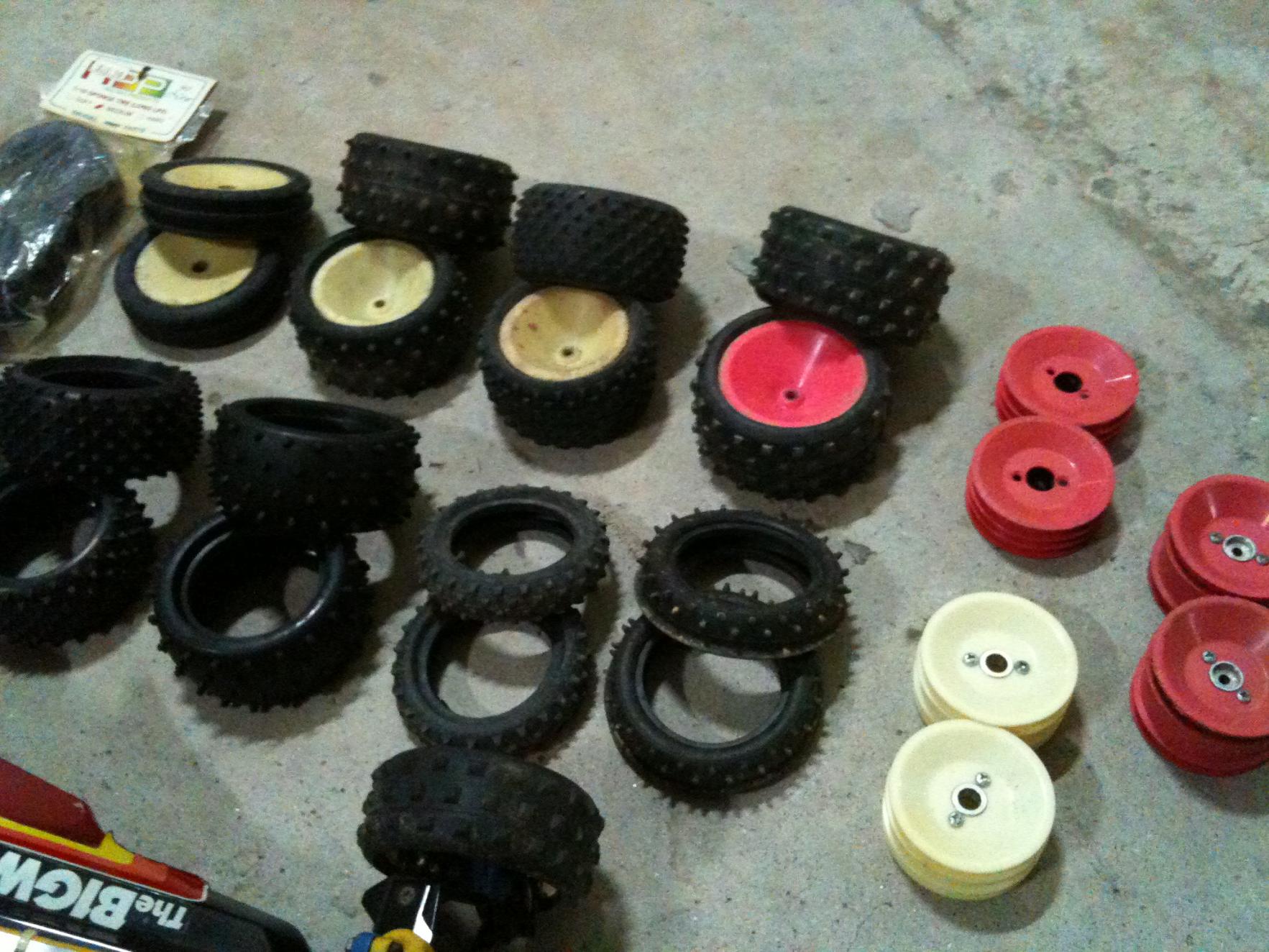 tamiya bigwig lots tyres sale