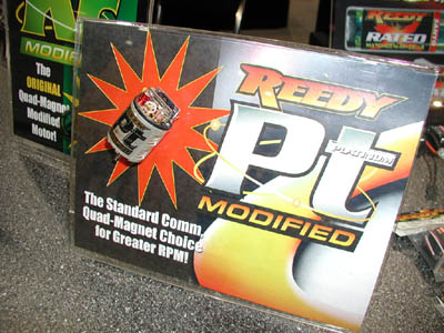 Brand new from Reedy is the Platinum (&quote;Pt&quote;) series of modified motors, extending their line of motors named after elements.  The Platinum motors use the same quad-magnet design as the Kryptons, but boast higher RPMs, making them especially useful for oval racing. (Click to enlarge)
