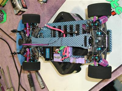 Chris Doseck's Warpspeed Racing Demon-equipped TC3. (Click to enlarge)