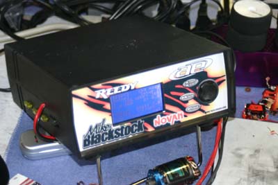 Some of the many painted or modified Competition Electronics chargers seen around the track. (Click to enlarge)