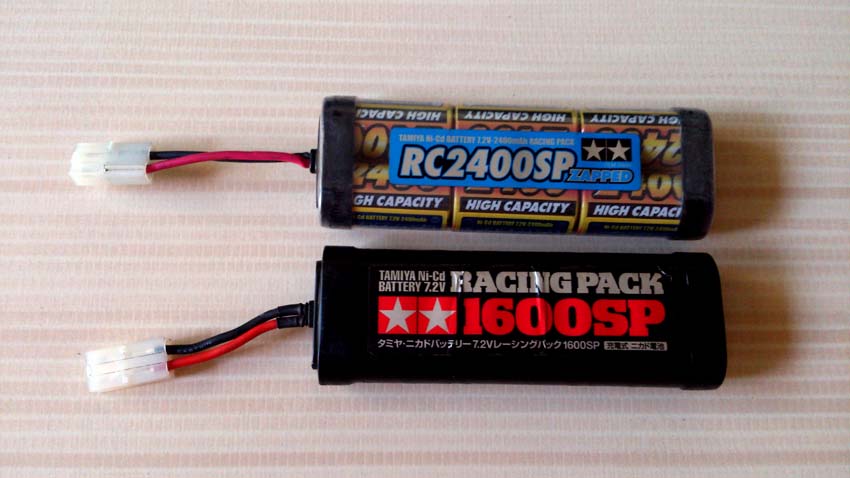 Tamiya Ni-Cd Battery 7.2V Racing Pack 1600SP & Charger for R/C Model