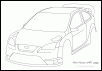 Blank Templates for Designing On Paper-ford-focus-wrc-2006-front.gif