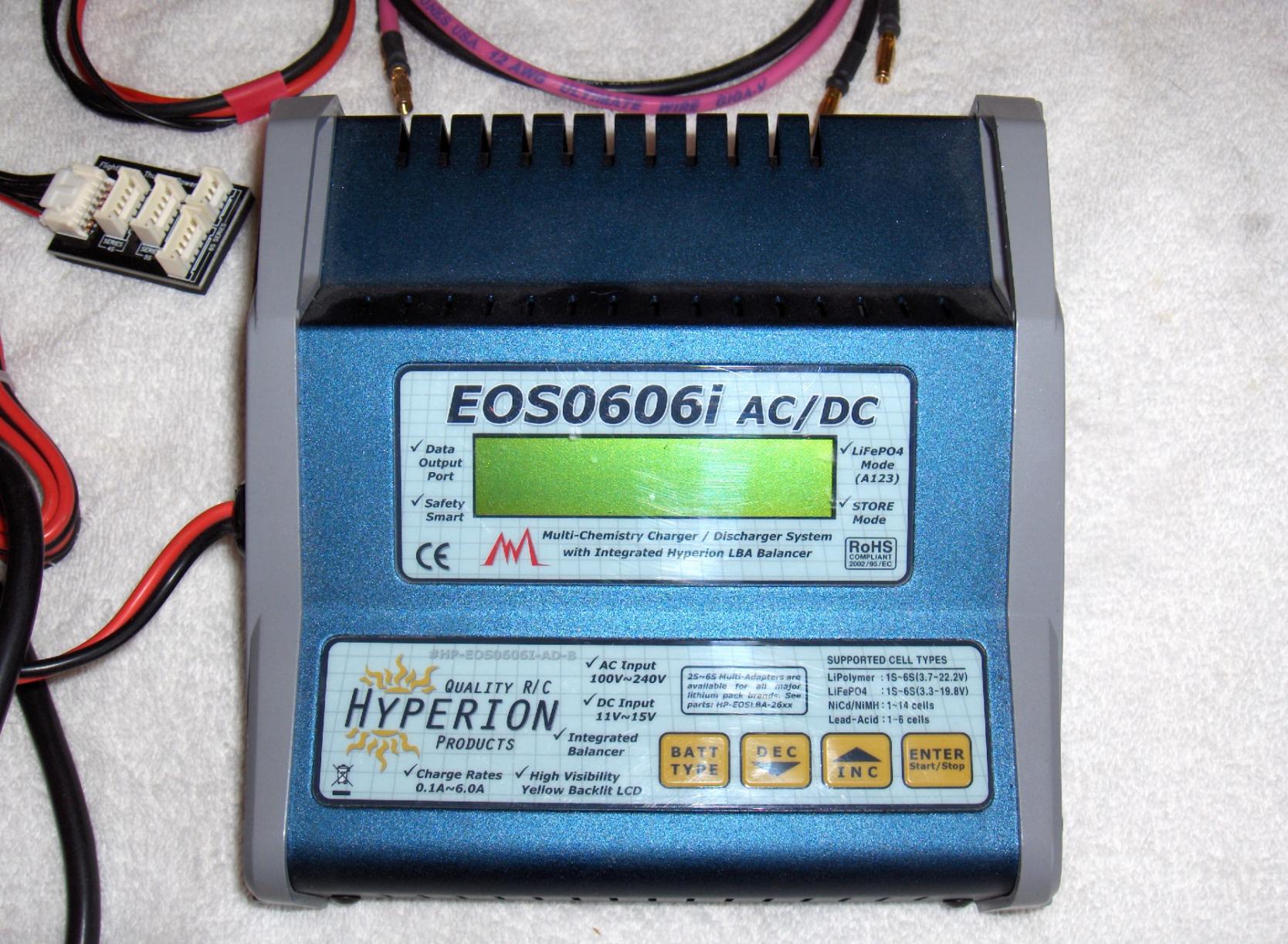 Hyperion EOS0606i AC/DC Charger - Tech Forums