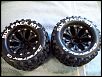 DURATRAX SIX PACK MT MOUNTED FRONT TIRES, ALMOST NEW-100_2781.jpg