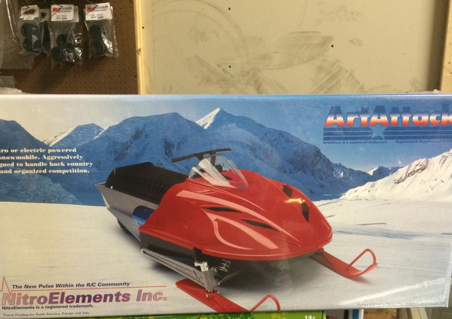 nitro rc snowmobile kit