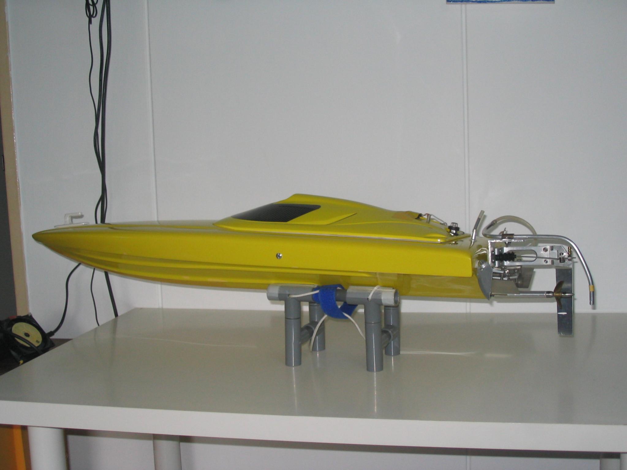 wts 820mm rc boat pursuit brushless v-hull artr - r/c